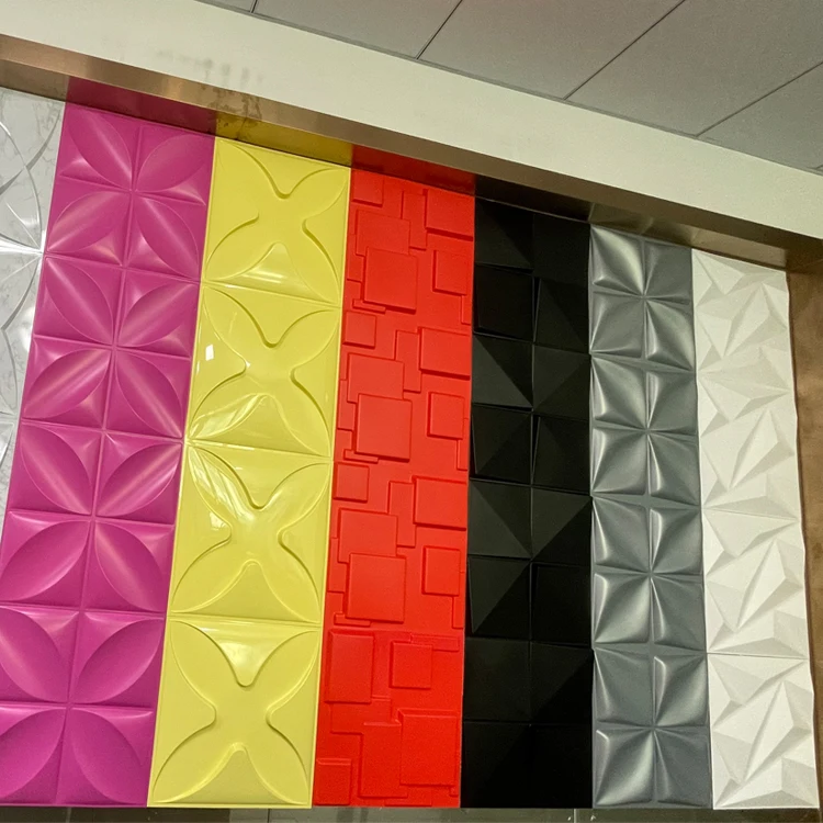 100 Pvc 3d Wall Panels Nonflammable And Installed Material Panel