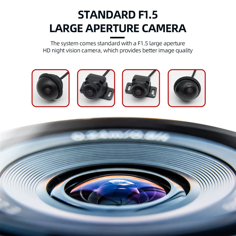 Wemaer 360 Panoramic Camera 2D 3D Bird View HD Car DVR Surround View Around Monitoring 360 Degree Birdeyes View Car Camera supplier