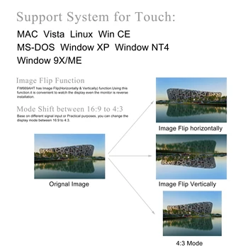 FEELWORLD FW669AHT 7" Industrial Resistive Touch Screen Monitor with  /VGA/AV, OEM/ODM Support, Factory Direct detail image