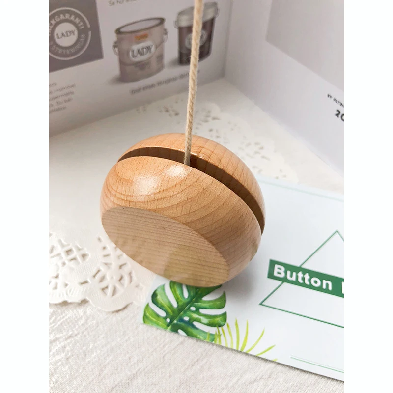 Деревянный шар-Йо HOYE, игрушечный шар-Йо без шаров, маленькие детские игрушки