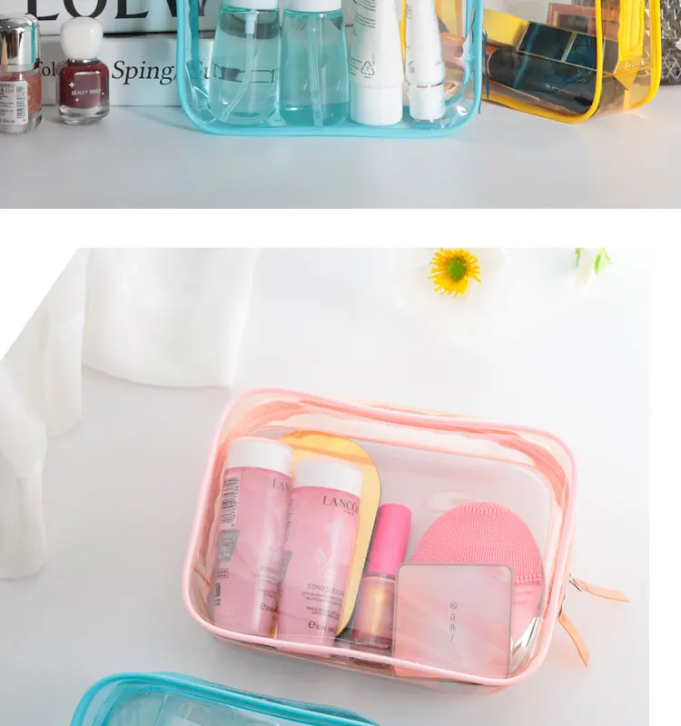 New Products 2024 Waterproof Pvc Cosmetic Bags Makeup Organizer Bag ...