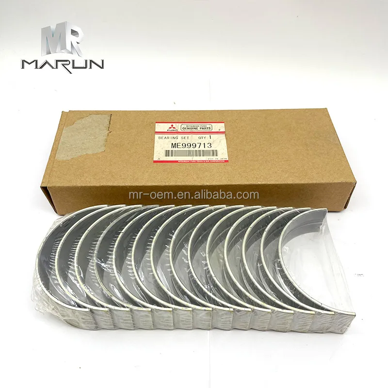 New Original Brand ME999713 Camshaft Bearing Set for Mitsubishi Diesel Engine Excavator Parts Construction Machinery