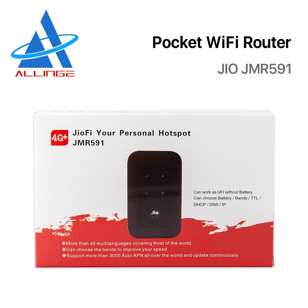 Allinge Mdz2661 Unlocked Wifi Router Jio 4g Router Jiofi Long Range
