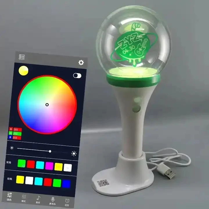 Official Army Bomb OEM Custom Kpop Cheering Light Sticks Wireless Control Penlight Concert Light Stick