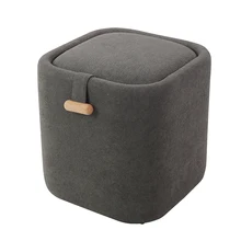2025 Ottoman Custom Color Comfortable Style Pouf Ottoman Dressing Table Stool Home Furniture Modern