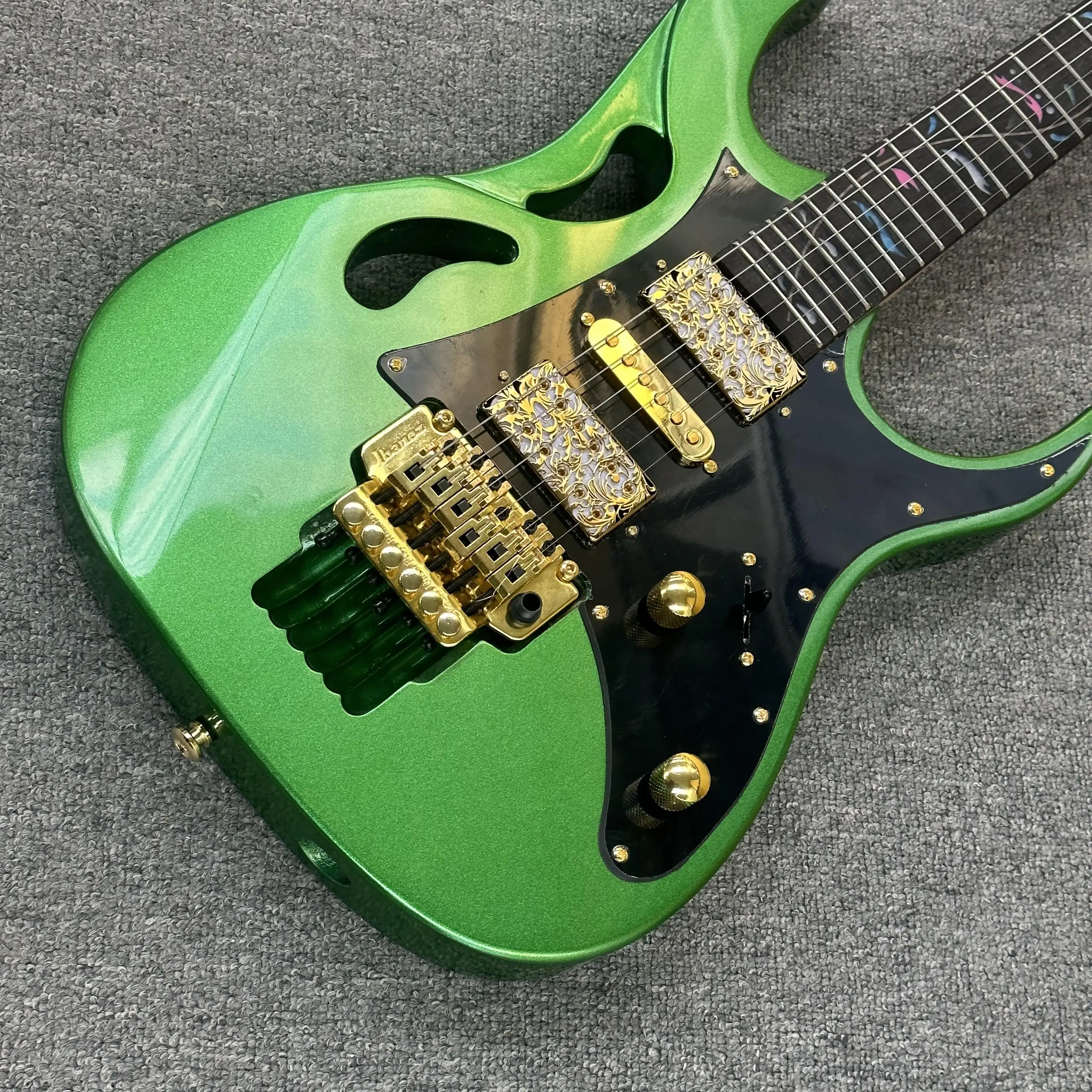 アクセサリー stanly guess guitar wood ring #16 green stanly guess guitar wood ring #16 green