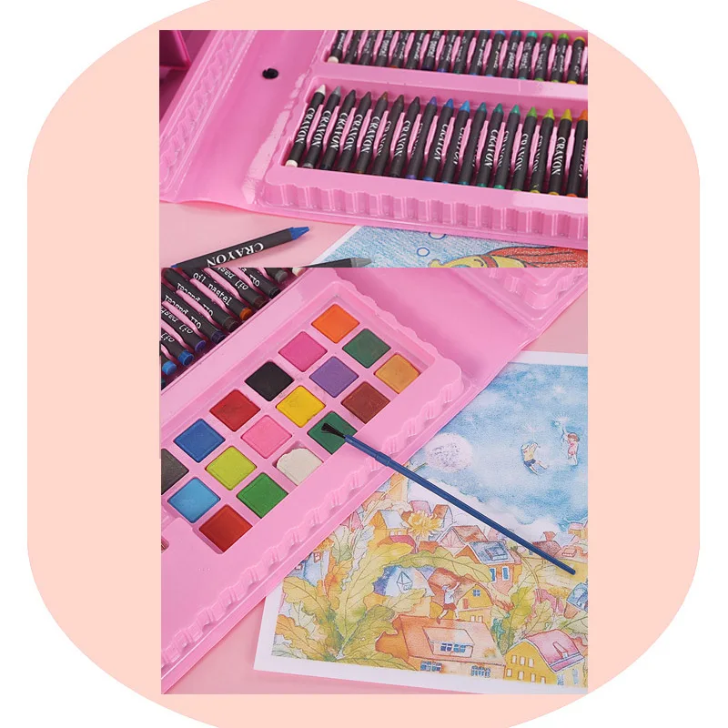 Mini Drawing Kit 208 Piece Art Set - Portable and Eco-Friendly Drawing Kits