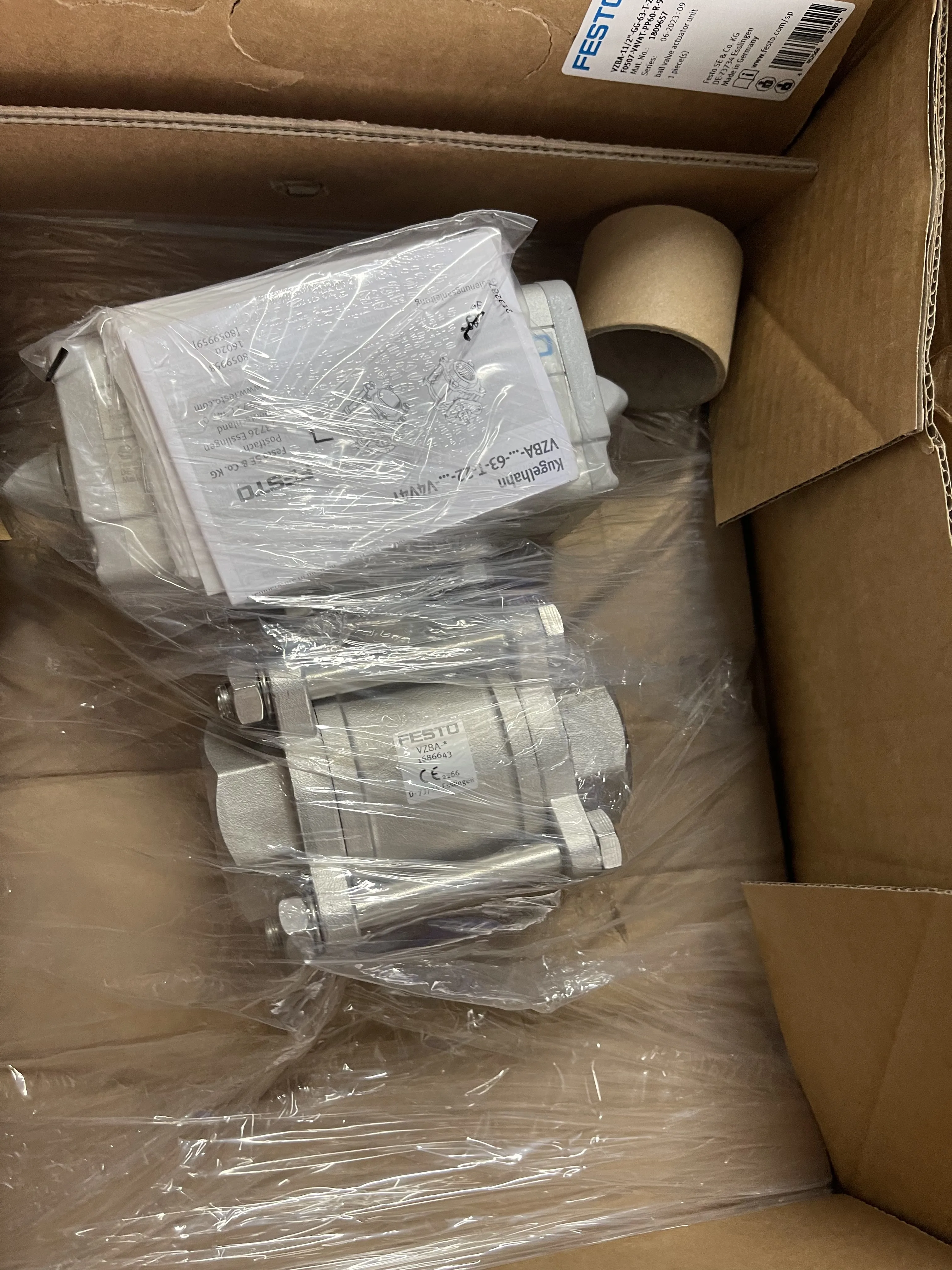 Festo Ball Valve VZBA 1686643