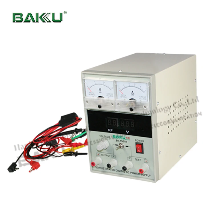 power supply BK-1501T service for any mobile phone Meter BAKU 