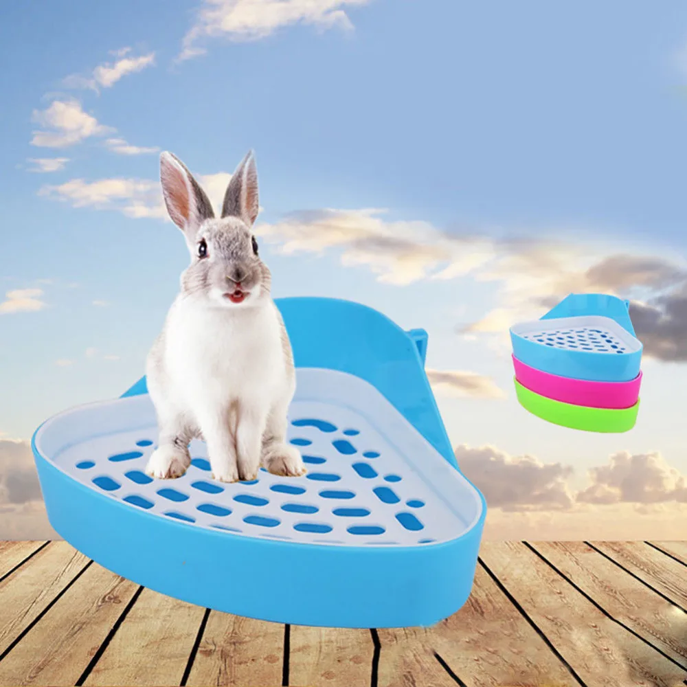 Cat Litter Rabbit Pee Tray Kathson Bunny Litter Box Small Pet