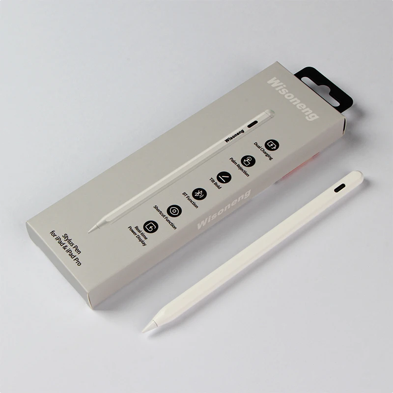 RUIDIAN Ready Stocks Free Sample Magnetic Active Tablet Stylus Pen for Touch Screens Palm Rejection Stylus Pencil for Apple