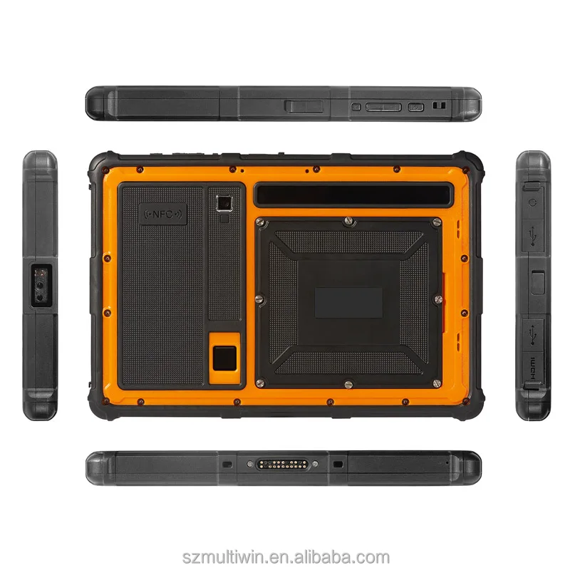 8 Inch Windows 10 It-z8350 Usb 3.0 Ip67 Industrial Nfc Fingerprint ...