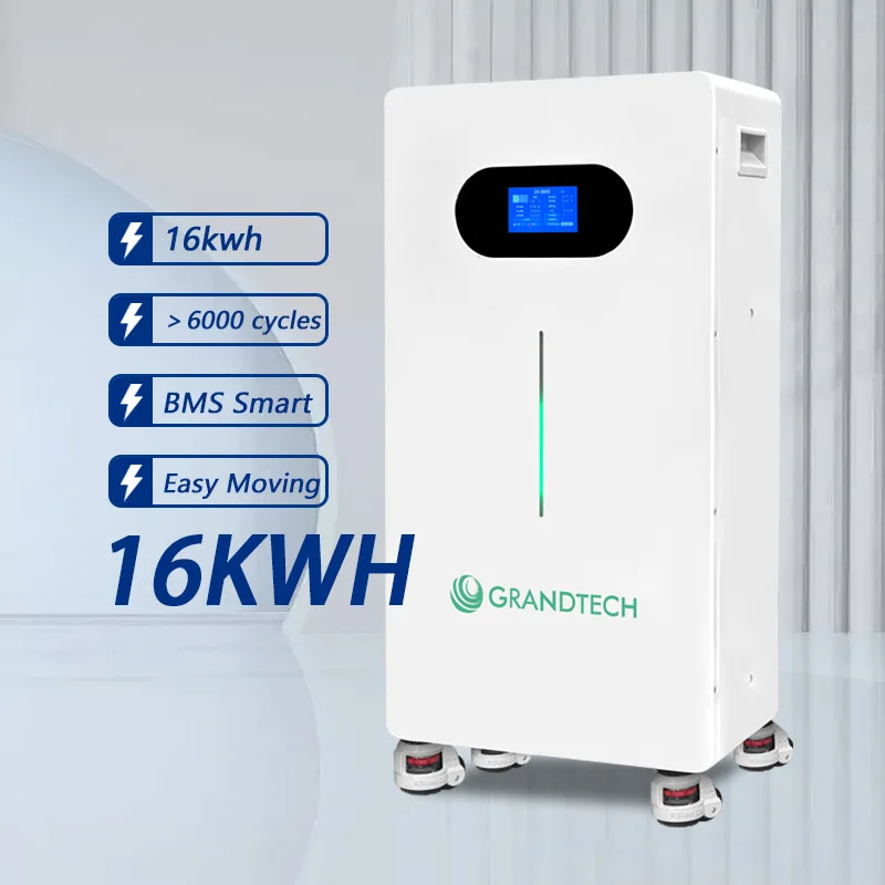 Grandtech Solcellevægbatteri 48V LiFePO4 108Ah 200Ah 300Ah 5kWh 10kWh 16kWh Lithium LiFePO4 Batteri til Hjemmets Energilager