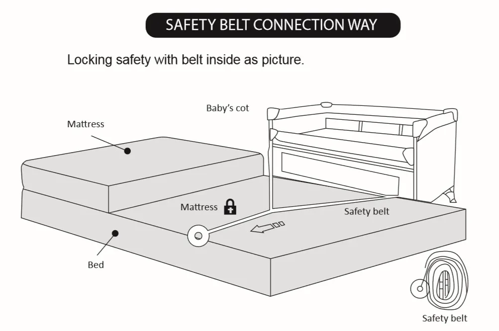 Bedside Cot Side Bed Co Sleeper Bedside Cribs With Toys High Mosquito