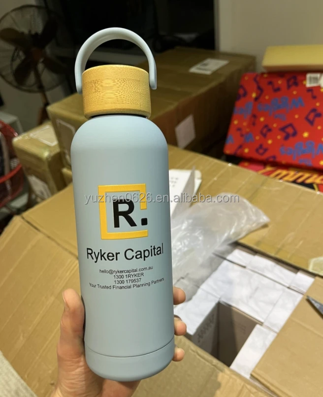 Customized Logo Reusable Gym Sport Metal Bottles Stainless Steel Vacuum ...