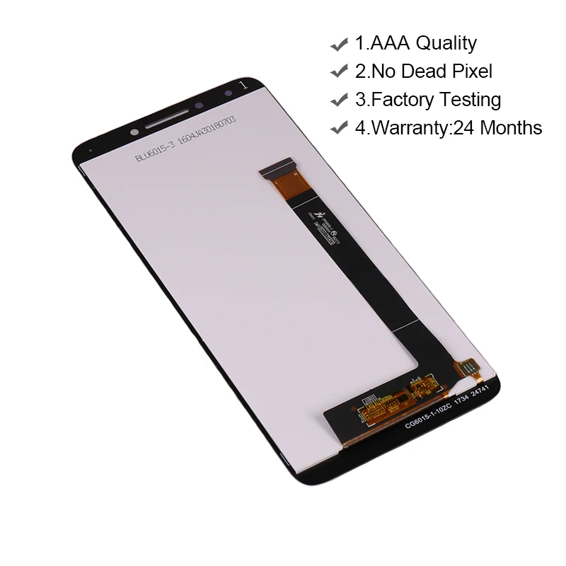 Original Quality Mobile Phone Touch LCD Display Screen for Alcatel 6062 lcd touch screen