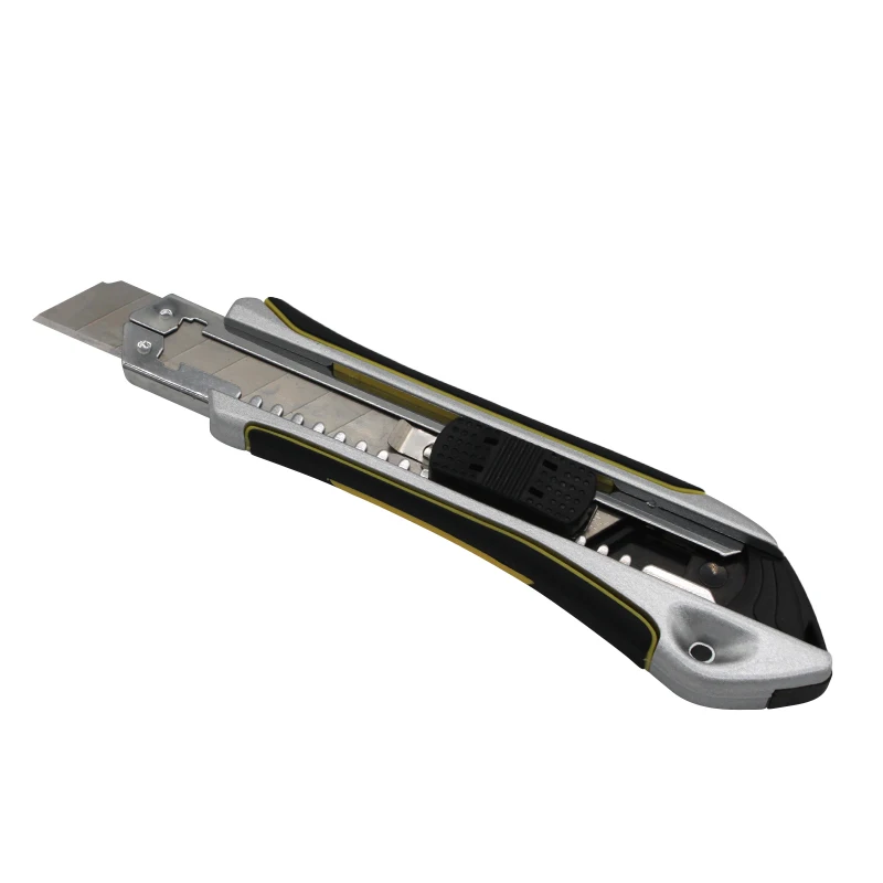 High Quality Professional Snapoff Blade Auto Load Utility Knife aluminium handle for professional use