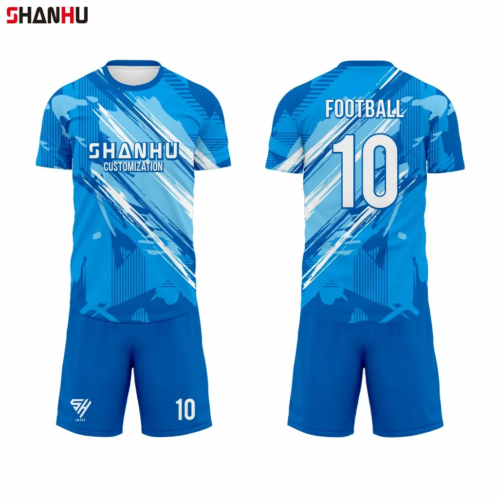 OEM Custom Football  Kit Sublimated Football Uniforms Soccer Retro Wear Cape Verde Soccer Jersey Men Sports Team Football Jersey