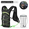 Black Green Backpack+Water Bag 1.5L
