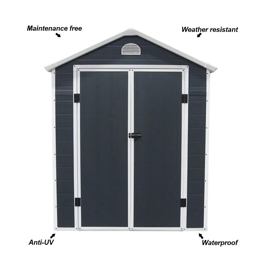 Popular 6x6 Resin Storage Shed Outdoor Garden Tool Plastic Sheds Organizer Prefab House Buy