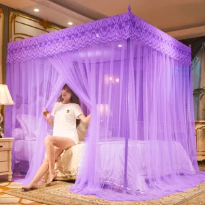 Wholesale Cheap Price Threaded Frame Wider Vision Large Nets Bed Mosquito Net Palace Luxurious Mosquito Net