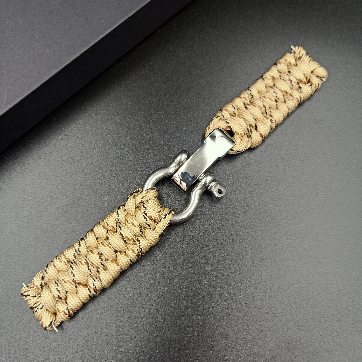 华为手表2/2e尼龙表带20毫米22毫米伞绳编织带华为手表gt2/2 pro