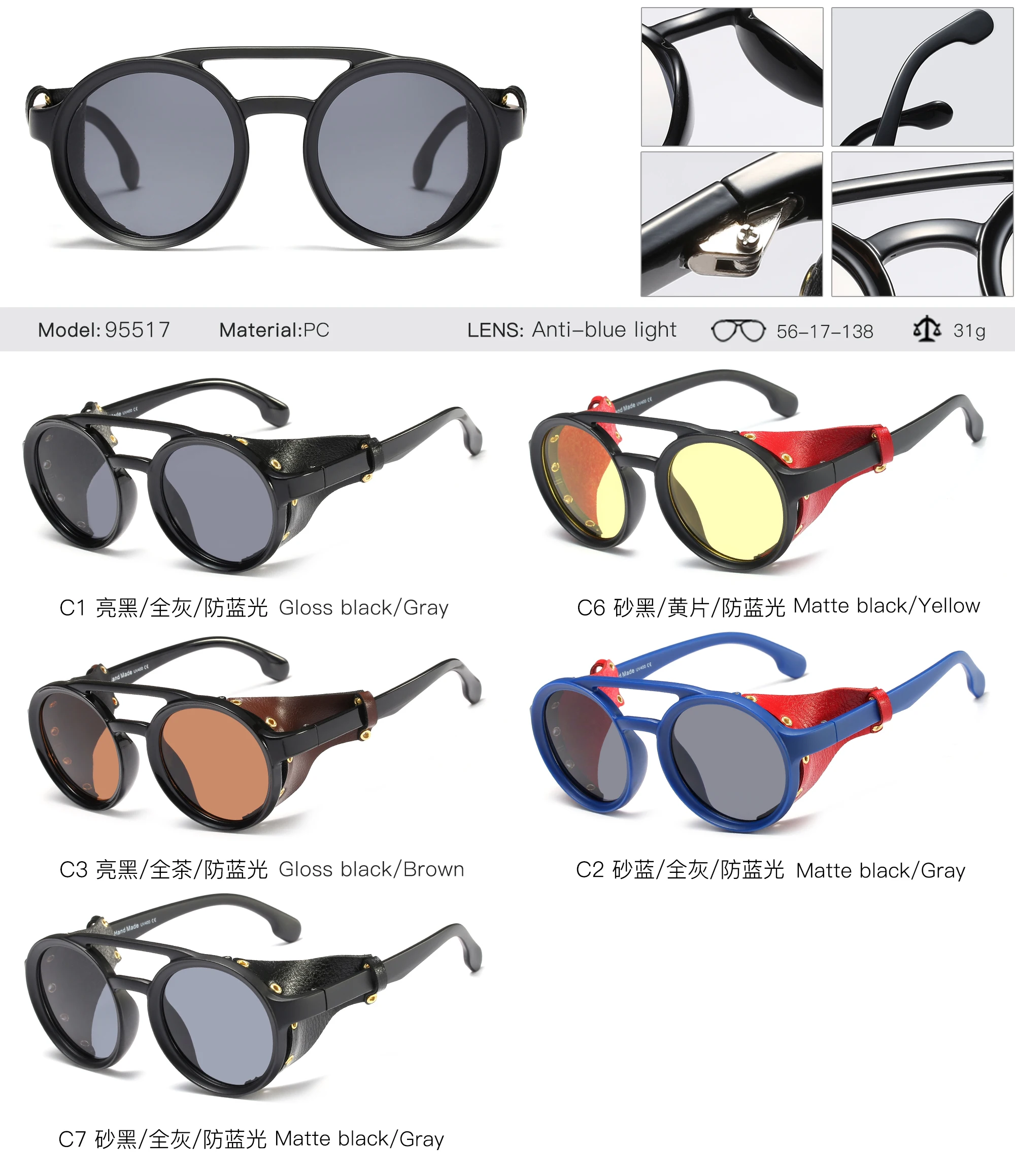 New Look - Occhiali da sole rotondi rétro neri | ASOS