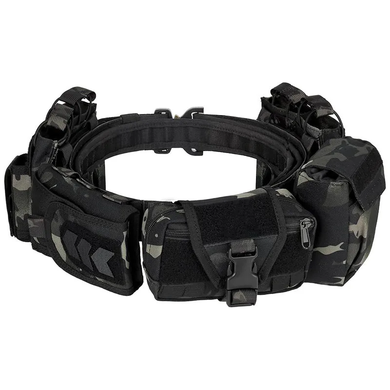 Wholesale High Density Material Multifunctional Tactical Belt with Accessories High Quality Duty Belts Security Duty Equipment