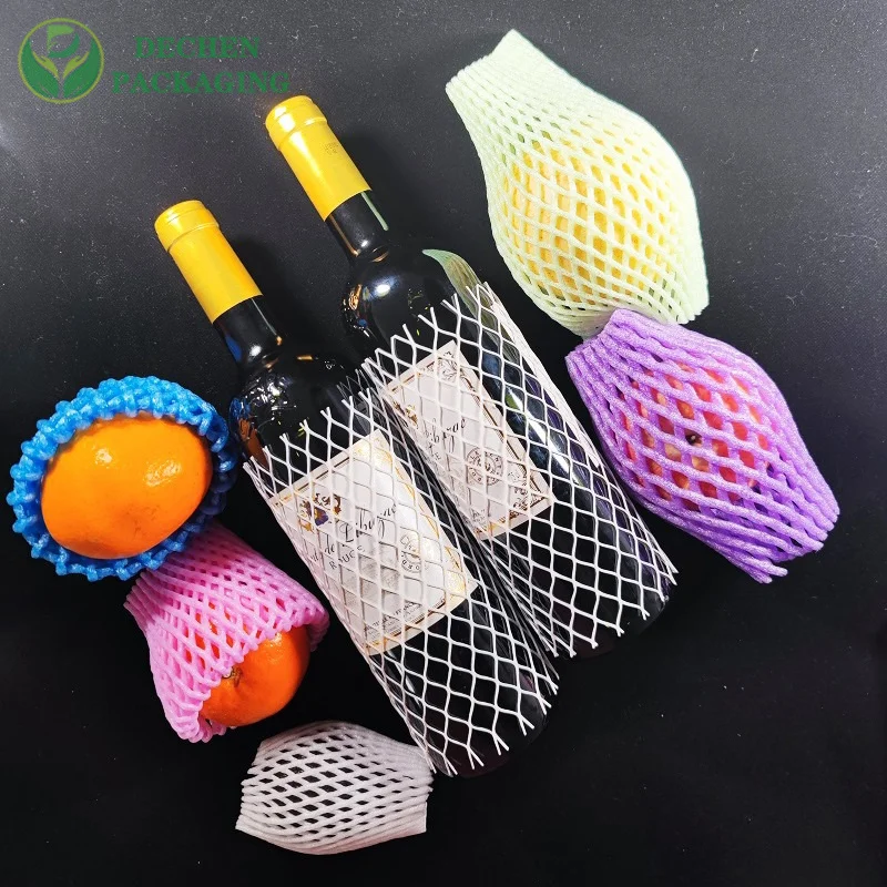 Shrink Sleeve Mesh EPE Vegetable Foam Mesh grossiste en net d'emballage de fruits