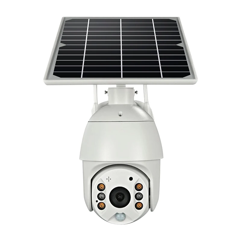 Outdoor 4g home guard Solar Powered CCTV Cameras 4G Outdoor WIFI IP PTZ Speed Dome Solar Camera 1080P HD Solar Security Camera
