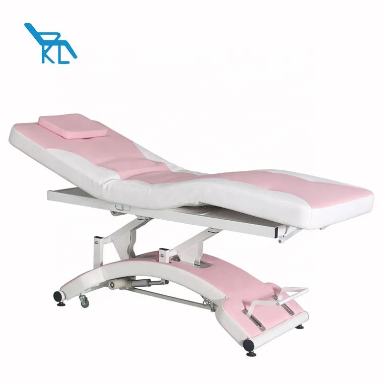 Cheap Price Adjustable Luxury Body Treatment Spa Treatment Beauty Salon Cosmetics Eyelash 3 Electric Motor Facial Massage Bed