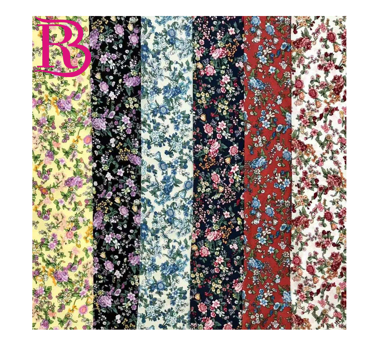 Оптовая продажа от производителя дешевая вискозная ткань 100% вискоза с цифровым цветочным принтом для женской