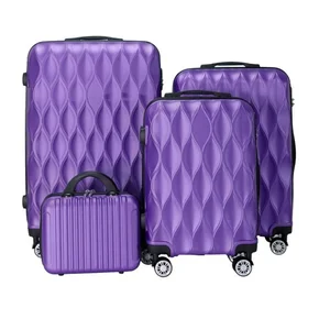 Manufacturer Neoprene Universal Wheel Trolley Case 12/20/24/28 Inch Four-Piece Set Custom-Made International Airline Luggage