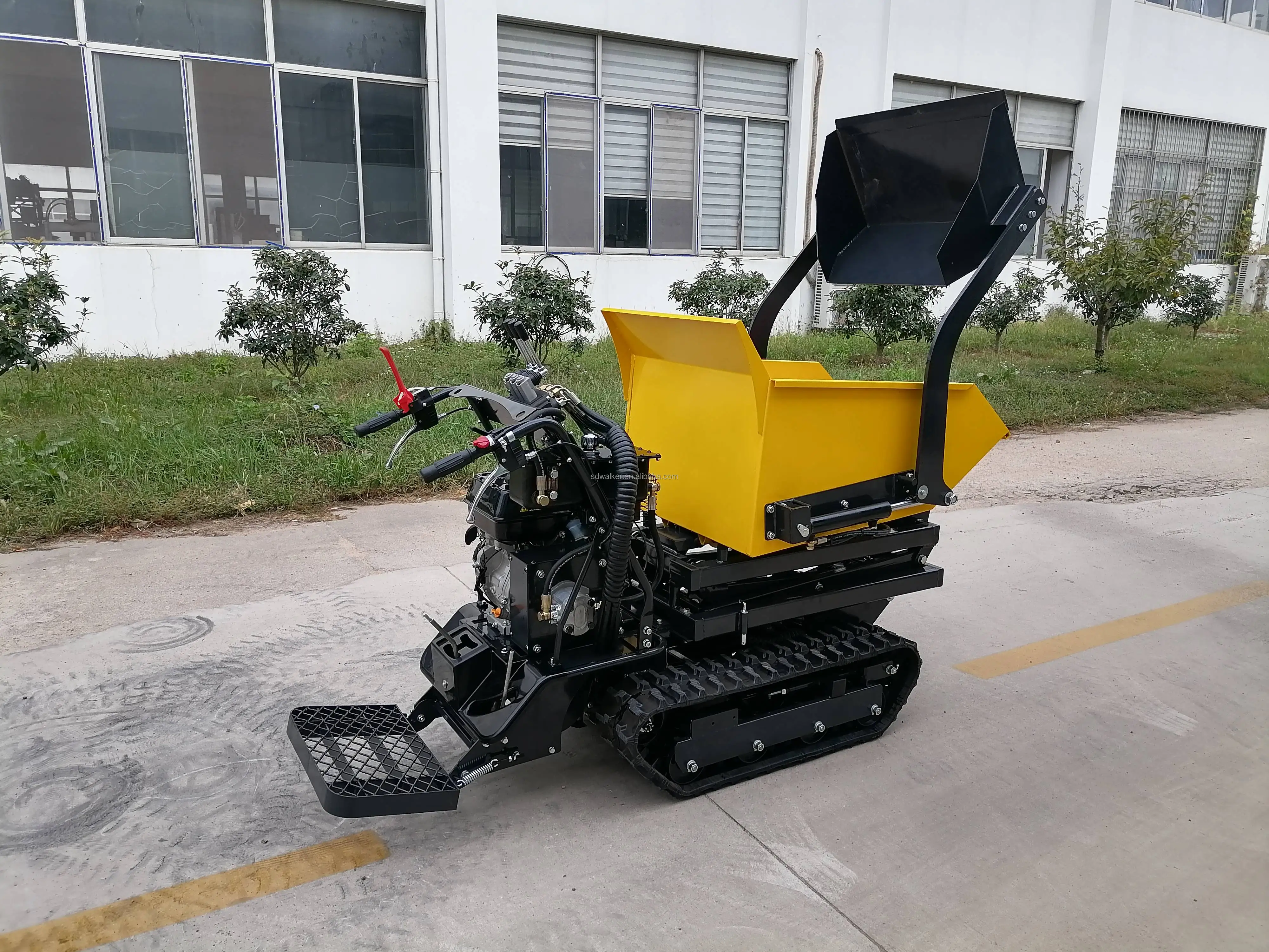 Mini Transporter Self Loading 500kg Mini Dumper Crawler