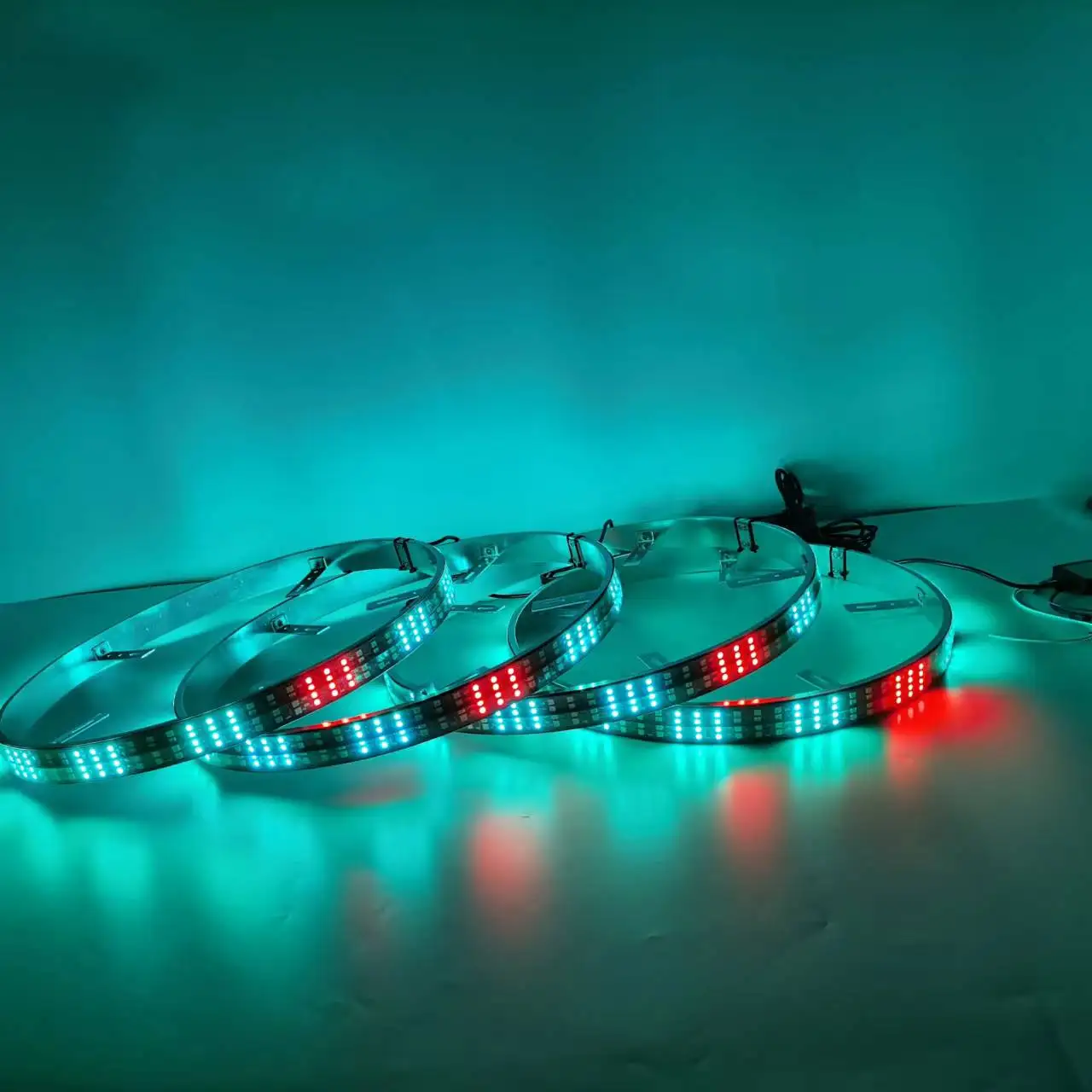 Kingshow Star App Color Chasing 17 Inch Quad Row Multi Color Dream Rgb