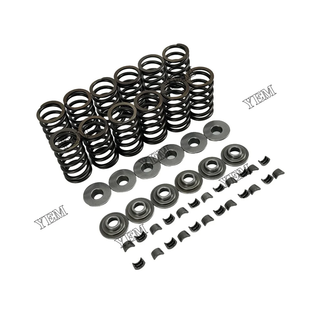 Valve Spring Valve Spring Retainer Valve Cotter Fit for Caterpillar C7.1 Engine 3