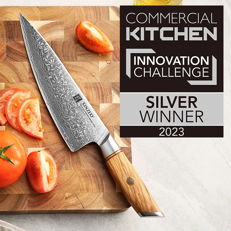 XINZUO B37-CS Chef Knife - 73 Layers Damascus Steel