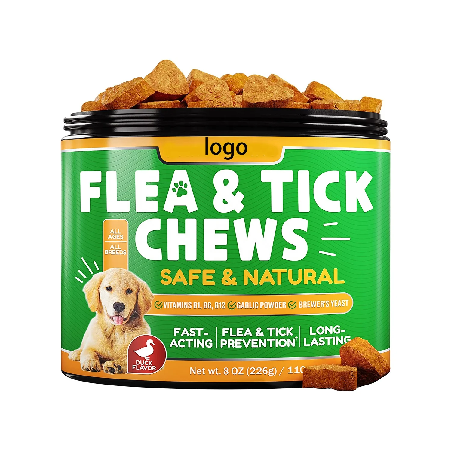 Oem Flea And Tick Prevention For Dogs Chewables Natural Dog Flea & Tick