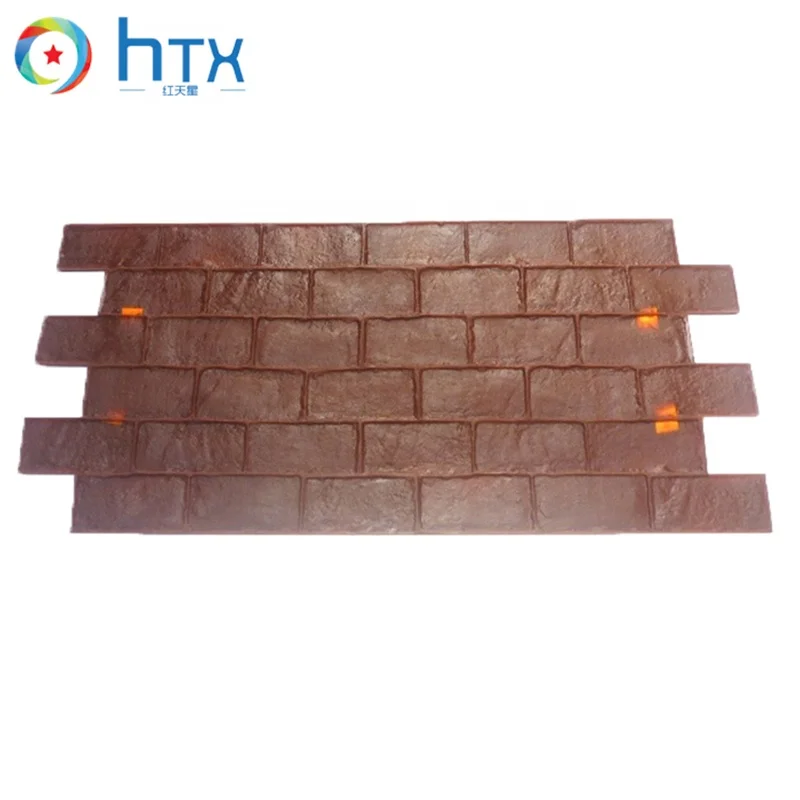 Wood Patterned Printed Concrete Stamping Imprinted Concrete Mold