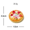Pizza con glassa alla fragola