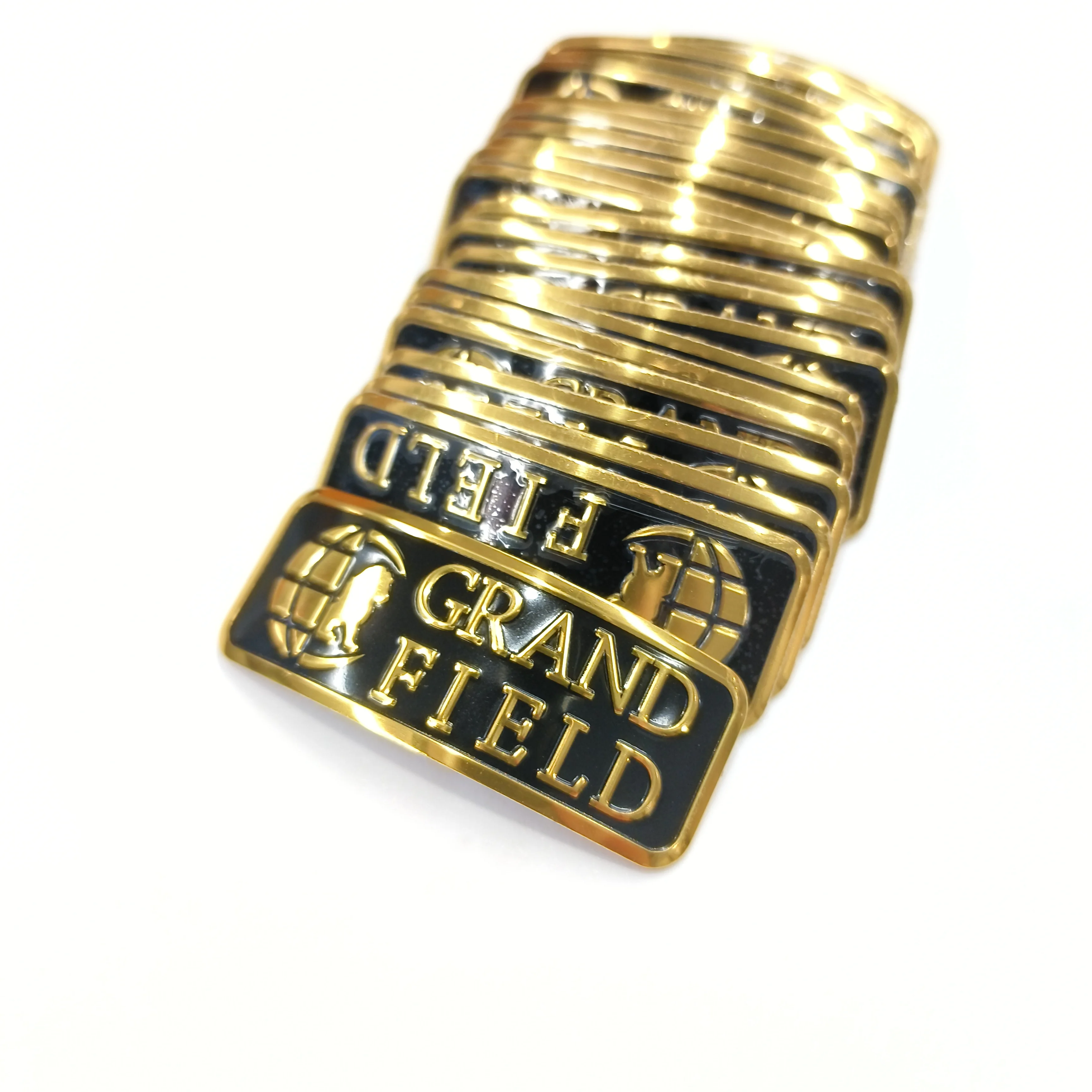 product customized radian aluminum stainless steel embossed nameplate metal brand name raised metal logo plates-6
