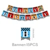 Bannière HAPPY BIRTHDAY colorée-1pc
