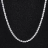 5mm Silver Tennis Necklaces