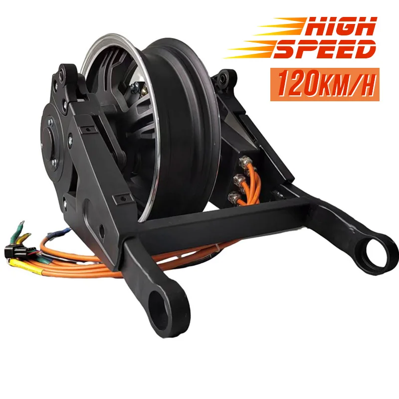 120KM/h 10 12 14 Inch Hub Motor 10000 w 5000w 6000w 10kw DC BLDC  Motorcycle Electric Motor