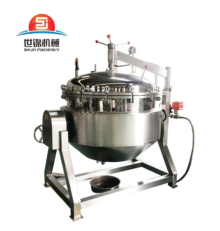 Custom 200L-800L High Pressure Cooking Pot Commercial Pressure Cooker  Industrial Electric Food Machine - China Pressure Cooker, Pressure Cooking  Pot