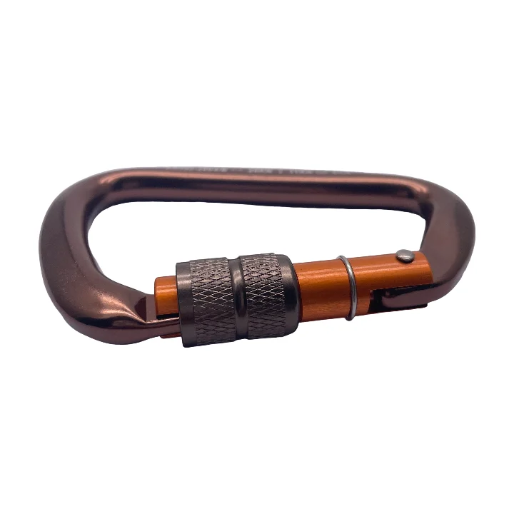 26KN D Shape Heavy Duty Custom Rotating Carabiner Hook Safety Lock Carabiner Karabiner