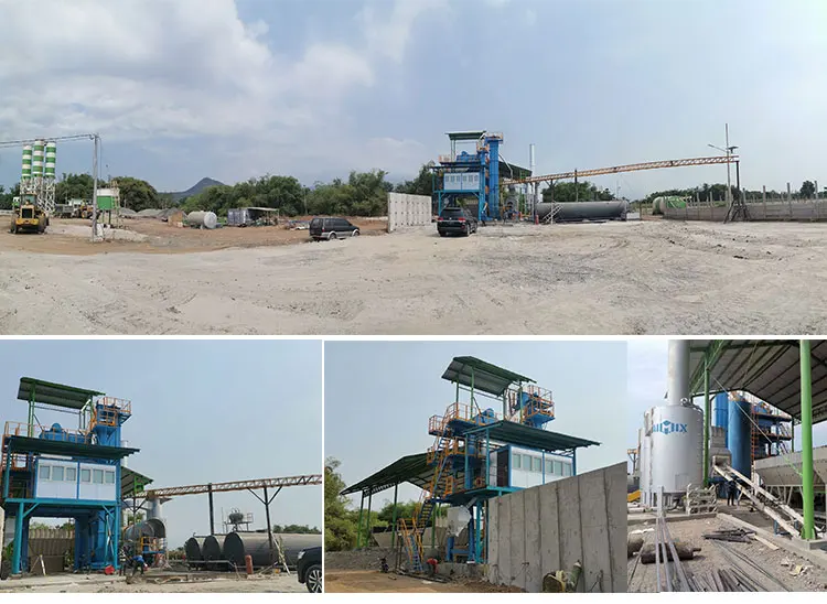 Aimix 80-я мини-асфальтосмесительная установка 80 тонн аутостатическая асфальтосмесительная