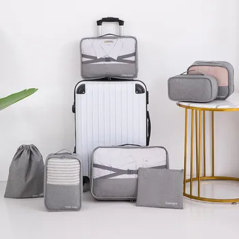 Supplier Hot Sale travel organizer bag Travel Outdoor Weekender Luggage Bag set polyester for Man Fashion Custom