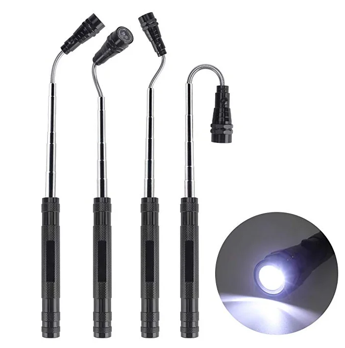 Aluminium Alloy Magnetic Pickup Tool Telescoping Flexible Extensible 3 Led Flashlight With 4 X Lr44 Batteries Included Buy Aluminium Flashlight Led Flashlight Telescoping Flexible Flahlight Product On Alibaba Com