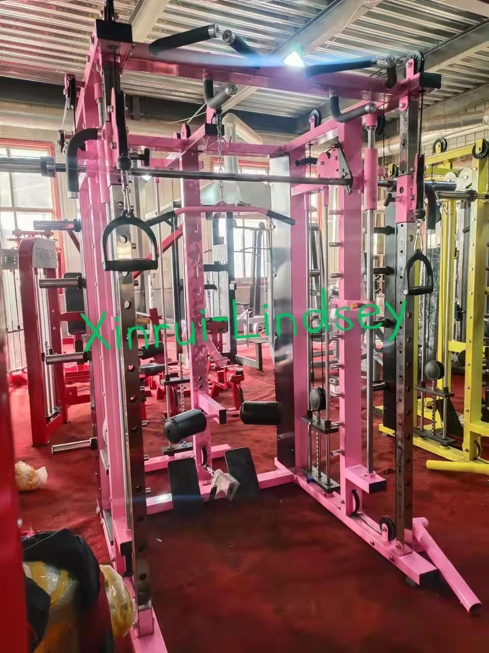 All in One Multi Power Multi-functional Gym Equipment Trainer  with Weight Stack  Smith Machine